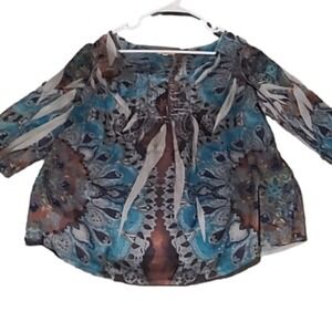 Oneworld boho‎ style blouse